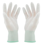 PU Coated Gloves 60 Pairs Labor Protection Nylon Gloves Comfortable Non-Skid Durable And Breathable M Size