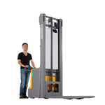 Electric Stacker Pallet Stacker Load 1.2t Lifting Height 3.2m Three Phase Ac Motor Pulse Type Lifting