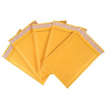 120 Only Kraft Paper Self Sealing Bag, Composite Bubble Envelope, Foam Shockproof Yellow Express Bag 32x39+4cm