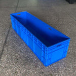 Blue 800 * 400 * 120mm Logistics Box Lamp Box Plastic Turnover Box Large Rectangular Fish Tank Industrial Plastic Basket