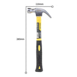 Deli 20 Pieces Claw Hammer with Fiber Handle 0.25kg Nail Hammer DL5001