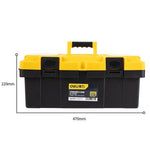 Deli 5 Pieces Reinforced Plastic Toolbox 19" Tool Box Toolkit DL-TC290