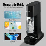 IBAMA Sparkling Water Maker Soda Drink Carbonated Water Machine Easy Fizzy Beverage for Home/Office/Party, (Carbonator Not Included)