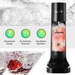 IBAMA Sparkling Water Maker Soda Drink Carbonated Water Machine Easy Fizzy Beverage for Home/Office/Party, (Carbonator Not Included)