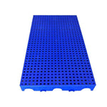 Plastic Pallet Warehouse Base Plate Plastic Card Board Floor Plate Grid Plate Multi-functional Base Plate Circular Hole Blue 100 * 80 * 5cm