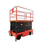 Electric Lifting Platform Car Mobile Lifting Car Scissors Electric Lift Small Aerial Work Maintenance Lifting Car Load 300 Kg