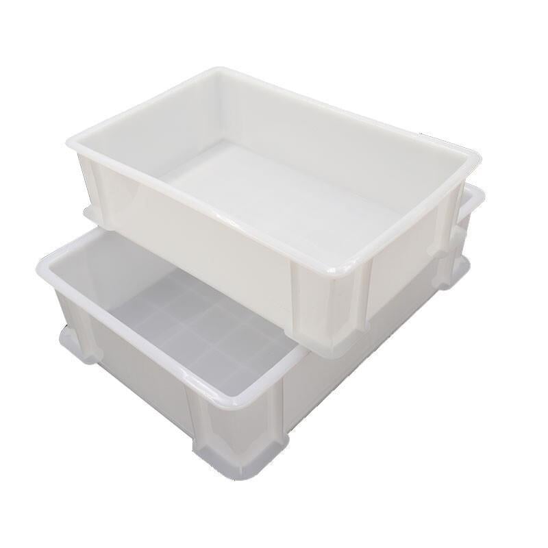 10 Pieces New Thickened Plastic Logistics Turnover Box Parts Box Classification Basket Toolbox Hardware Storage Box Storage Box 300 * 200 * 87mm White