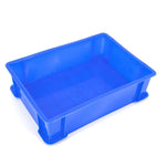 6 Pieces Thickened Plastic Plates Logistics Turnover Box Parts Box Pallet Classification Basket Toolbox Storage Box Storage Box  Blue 410 * 310 * 145mm