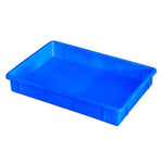 6 Pieces Thickened Plastic Box Rectangular Turnover Box Plastic Square Box Plastic Plate Plastic Square Box Turnover Box Parts Box [square Blue 3 560x370x80mm]