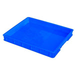 Large Square Plate Plastic Plate Shallow Rectangular Plastic Square Plate Children's Sand Table Turnover Box Tenebrio Molitor Breeding Plate [square Blue 12 710x590x85mm]