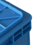 Thickened Turnover Box Rectangular Plastic Box Logistics Box Can Be Covered With Finishing Box Plastic Box  Box 520 * 380 * 230 Blue