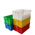 Thickened Turnover Box Rectangular Plastic Box Logistics Box Can Be Covered With Finishing Box Plastic Box  Box 520 * 380 * 230 Blue