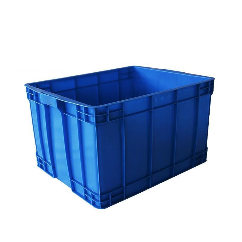 Logistics Turnover Box Large Capacity Storage Box Plastic Storage Box Clothes Toys Tools Storage Box 620 * 485 * 360mm Blue