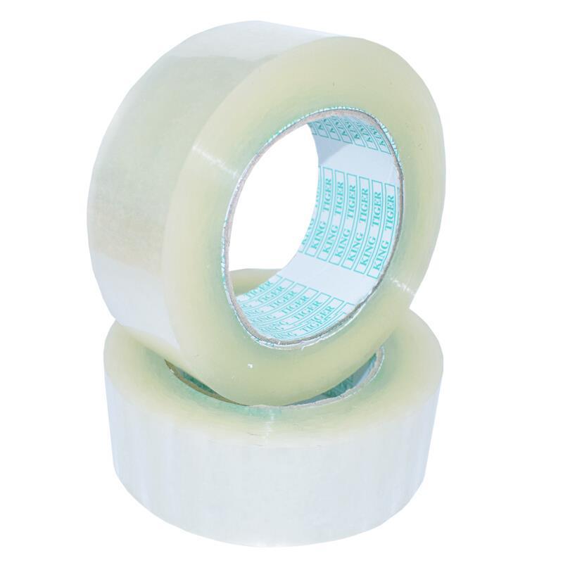 20 Pieces Transparent Tape Sealing Tape Yellow Tape Large Size Wide Tape Express Packaging Sealing Tape Wholesale Sealing Tape 4.8 6cm Adhesive Tape Large Roll Sealing Tape Width 4.8cm * Length