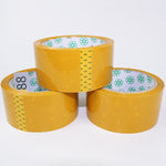 30 Rolls E-commerce Package Tape 4.5cm Wide Online Store Warning Tape High Adhesive Sealing Tape Express Packaging Sealing Tape Yellow Tape 4.8 * 72m