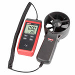 UNI-T Digital Anemometer Mini Wind Speed Temperature Tester LCD Display Air Flow Speed MAX/AVG Measurement