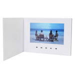 Copy of LuguLake 7" Video Greeting Card Video Brochure LCD Screen Digital Brochures for Father's Day Christmas Anniversary White