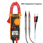 ECVV True RMS Digital Clamp Meter Multimeter Auto Range 600 AMP AC, AC/DC Voltage, Frequency, Capacitance, Resistance, NCV Test Megohmmeter, Data Hold